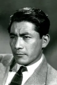 Toshirō Mifune as Kikuchiyo in Seven Samurai