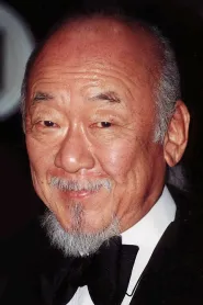 Pat Morita as Mr. Miyagi in Karate Kid