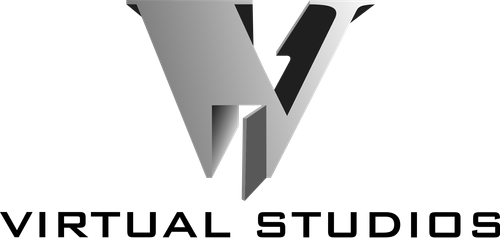 Logo companie de producție Virtual Studios