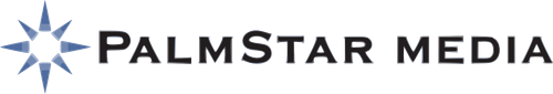 Logo companie de producție PalmStar Media